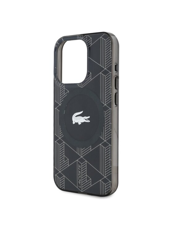 Lacoste Lacoste Etui na telefon Apple iPhone 15 Pro Czarny