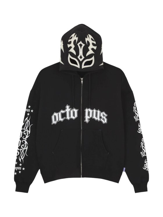 OCTOPUS OCTOPUS Felpa 24wosz60 Nero Regular Fit