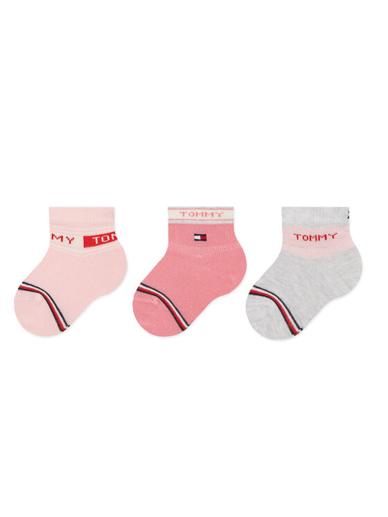 Set di 3 paia di calzini lunghi da bambini Tommy