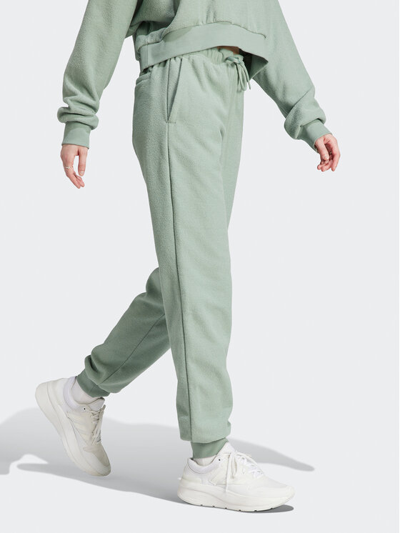 adidas adidas Melegítő alsó IR8372 Zöld Regular Fit