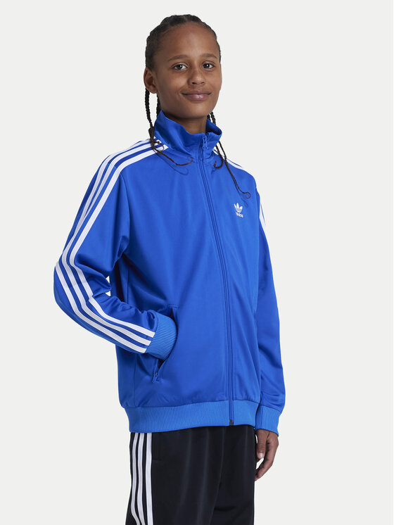 adidas adidas Mikina Firebird IY9799 Modrá Regular Fit