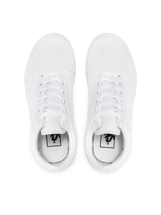 Vans Vans Tenis superge Old Skool VN000D3HW00 Bela
