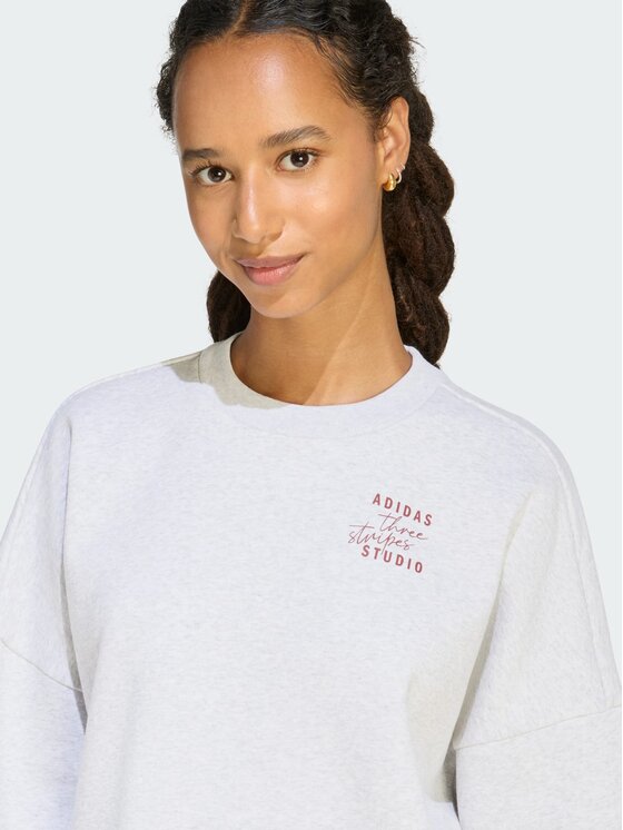 adidas adidas Bluza 158231 Szary Loose Fit
