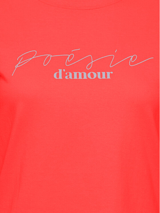 ICHI ICHI T-shirt 20119160 Rosso Regular Fit