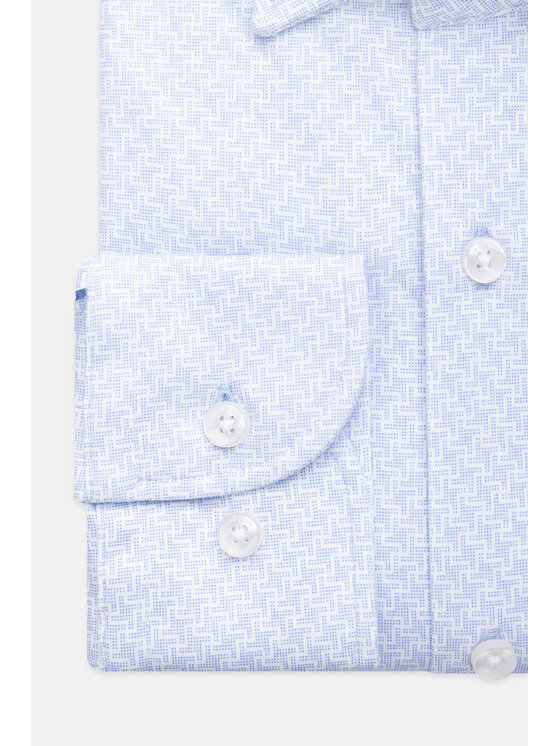 Lancerto Lancerto Koszula Velma KO073222000031 Błękitny Slim Fit