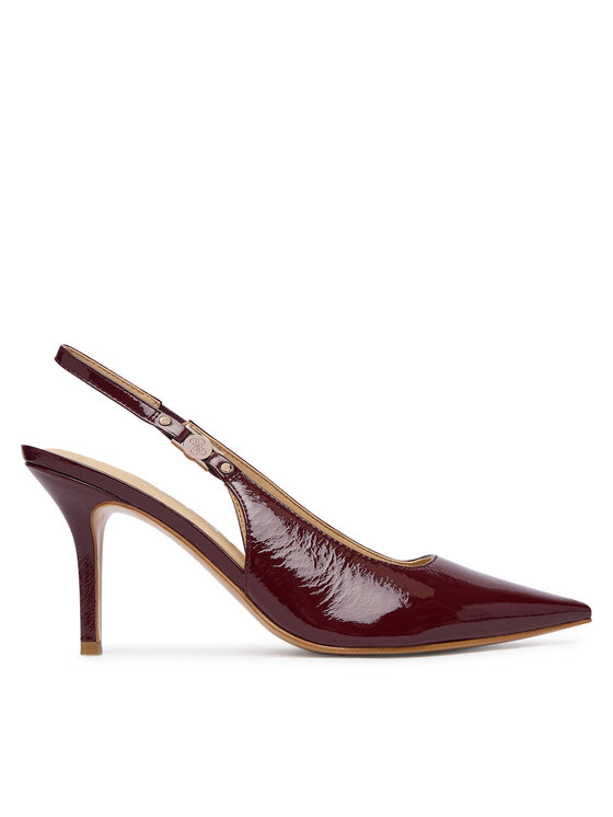Guess Pantofi cu toc subțire FLTNAS LEP05 Vișiniu