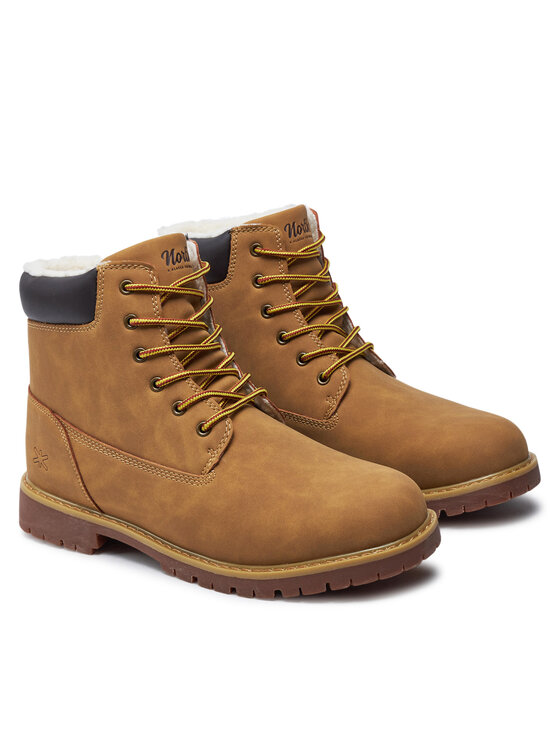 Mjuka Mjuka Schnürstiefeletten NWINN301C Gelb
