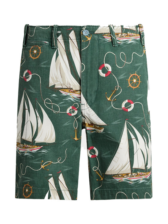 Polo Ralph Lauren Polo Ralph Lauren Pantaloncini di tessuto 710972102001 Verde Regular Fit