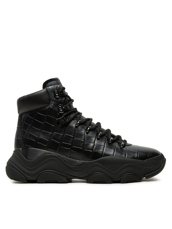 MICHAEL Michael Kors MICHAEL Michael Kors Sneakersy Atlas Crocodile Embossed 42F4ATFB6L Čierna