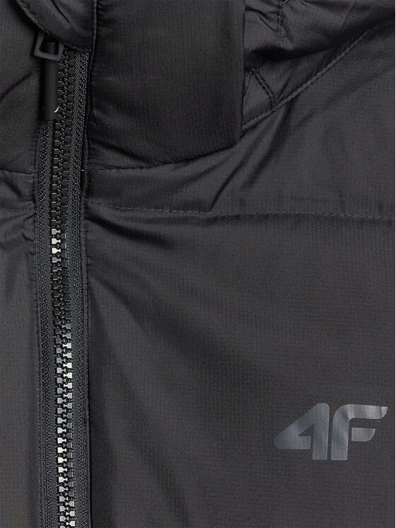 4F 4F Kurtka puchowa NATURAL (DOWN) WARMTH Czarny Regular Fit