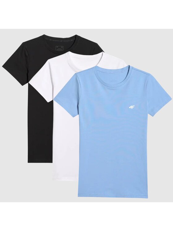 4F 4F T-Shirt 4FWMM00TTSHF3306-10S-20S-32S Kolorowy Authentic Slim Fit