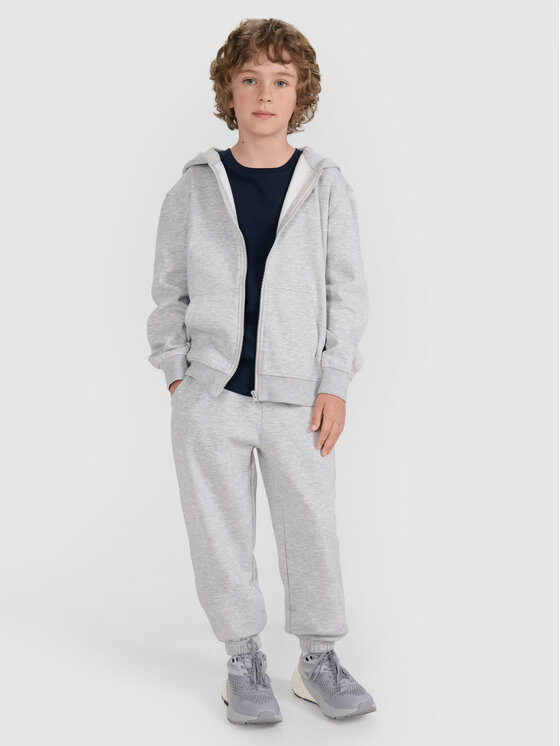 4F 4F Bluza BASIC+ Szary Oversize