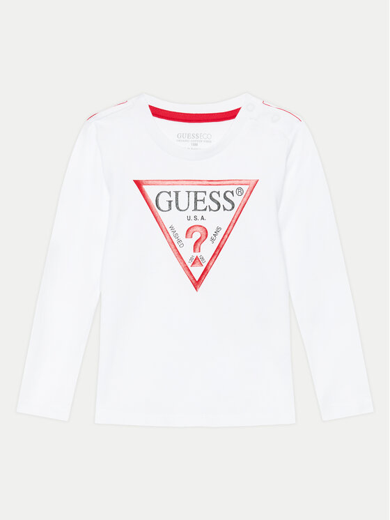 Guess Blūze N84I24 K8HM0 Balts Regular Fit