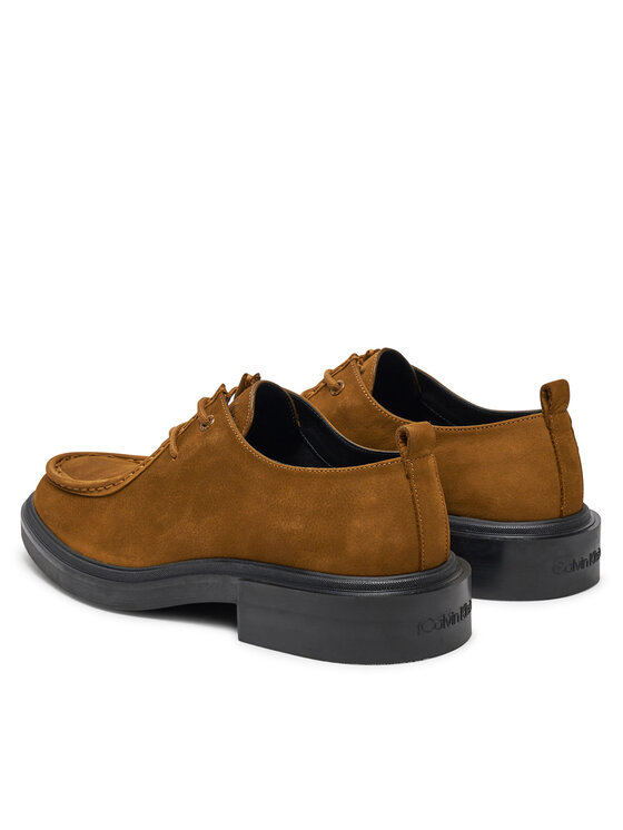 Calvin Klein Calvin Klein Nizki čevlji Apron Lace Up Nb HM0HM01636 Rjava