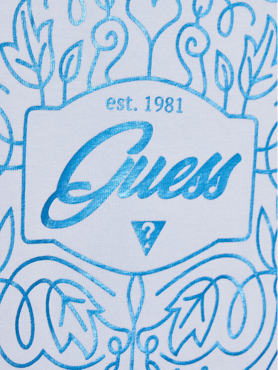 Guess Guess Tričko J3GI20 K6YW1 Modrá Regular Fit