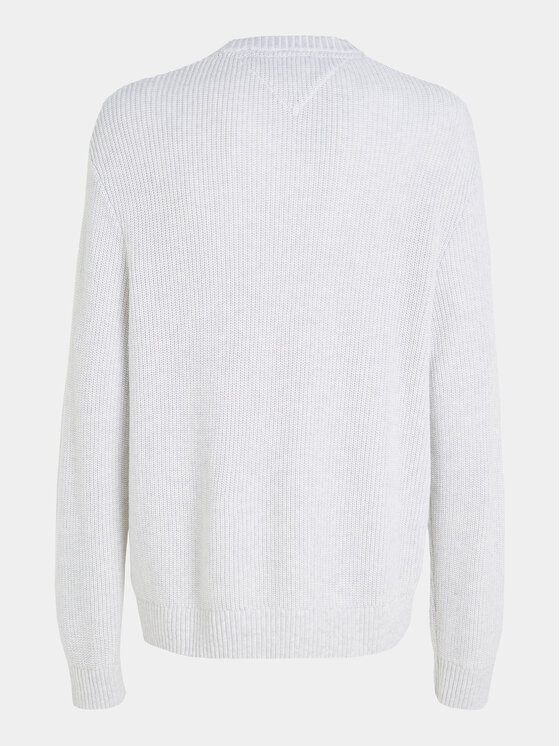 Tommy Jeans Tommy Jeans Пуловер Tonal Xs Badge DM0DM17776 Сив Regular Fit