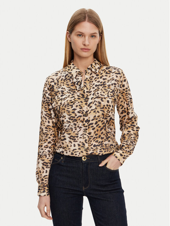 Guess Guess Camicia W5GH83 WH5N2 Multicolore Regular Fit