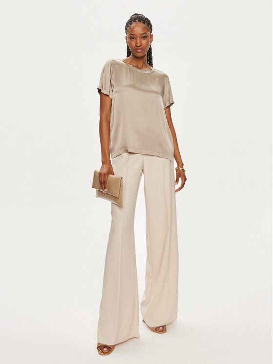 ViCOLO ViCOLO Тишърт TB0040 Бежов Regular Fit