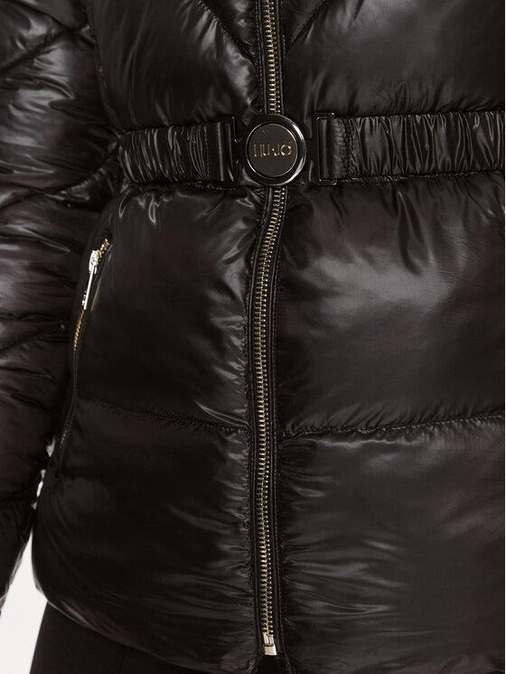 Liu Jo Liu Jo Μπουφάν μεταβατικό MF3064 TS045 Μαύρο Regular Fit