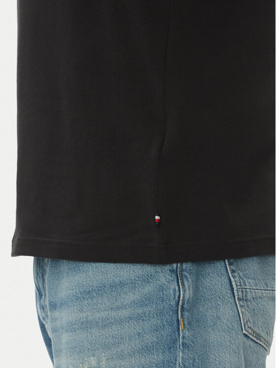 Tommy Hilfiger Tommy Hilfiger T-särk UM0UM03362 Must Regular Fit