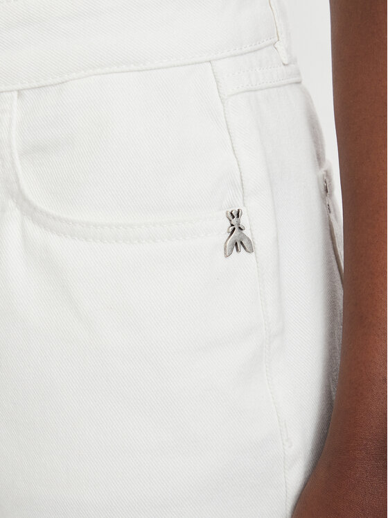 Patrizia Pepe Patrizia Pepe Kratke traperice 2P1744/D107-W146 Bijela Regular Fit