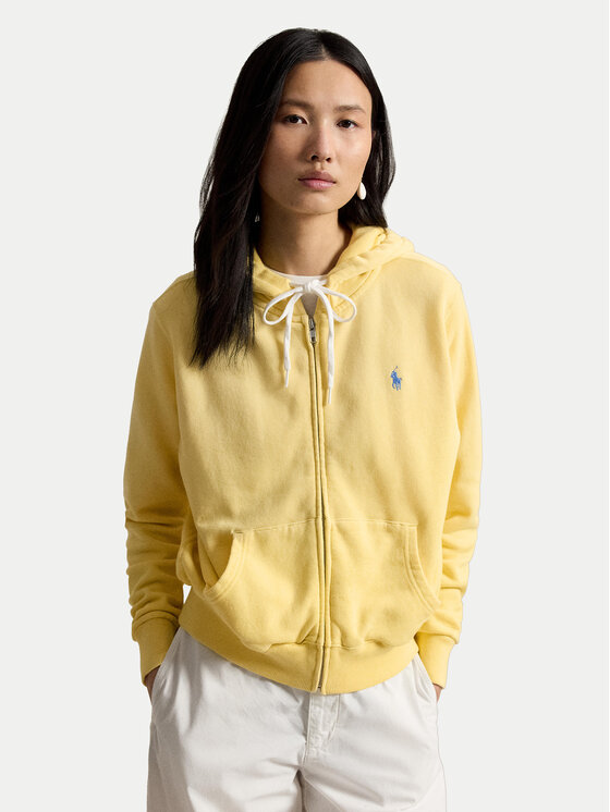 Polo Ralph Lauren Polo Ralph Lauren Džemperis ar kapuci 211971693502 Gaiši dzeltena Relaxed Fit