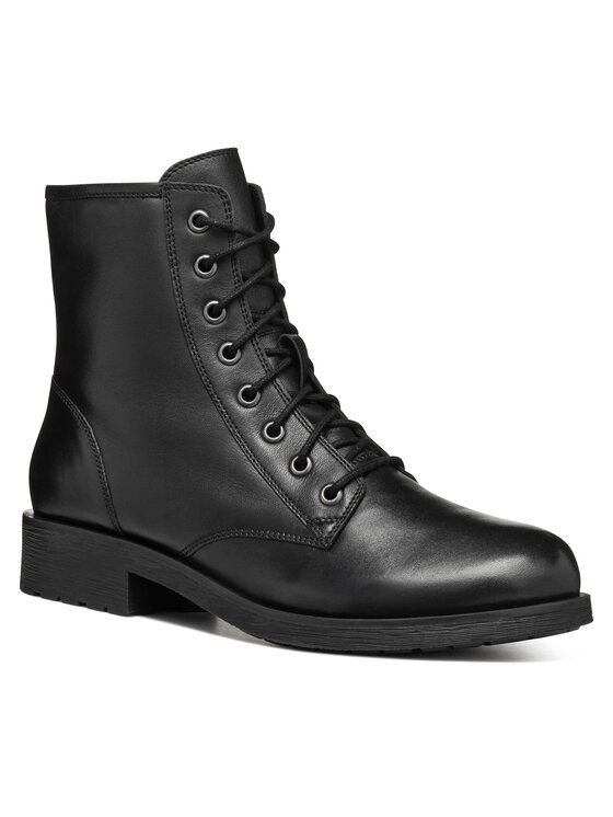 Geox Geox Зимни обувки Rawelle E D466RE 000TU C9999 Черен