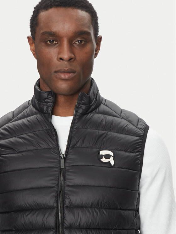 KARL LAGERFELD KARL LAGERFELD Ujjatlan 505711 500590 Fekete Regular Fit