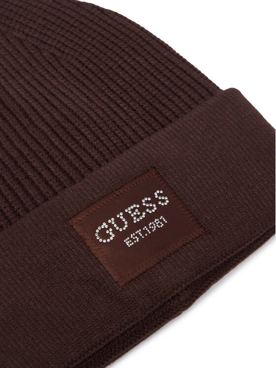 Guess Guess Σκούφος AW5631 VIS01 Σκούρο καφέ