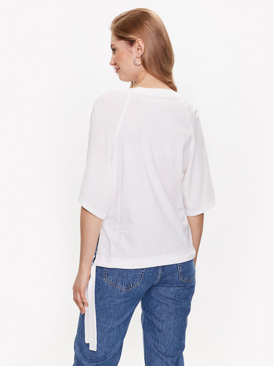 Marella Marella Μπλουζάκι Fatuo 2339410635 Λευκό Regular Fit