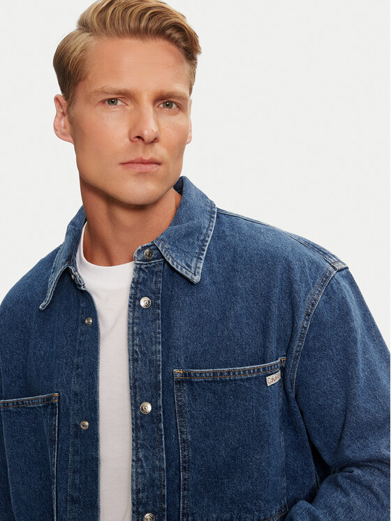 Calvin Klein Jeans Calvin Klein Jeans camicia di jeans J30J326836 Blu Regular Fit