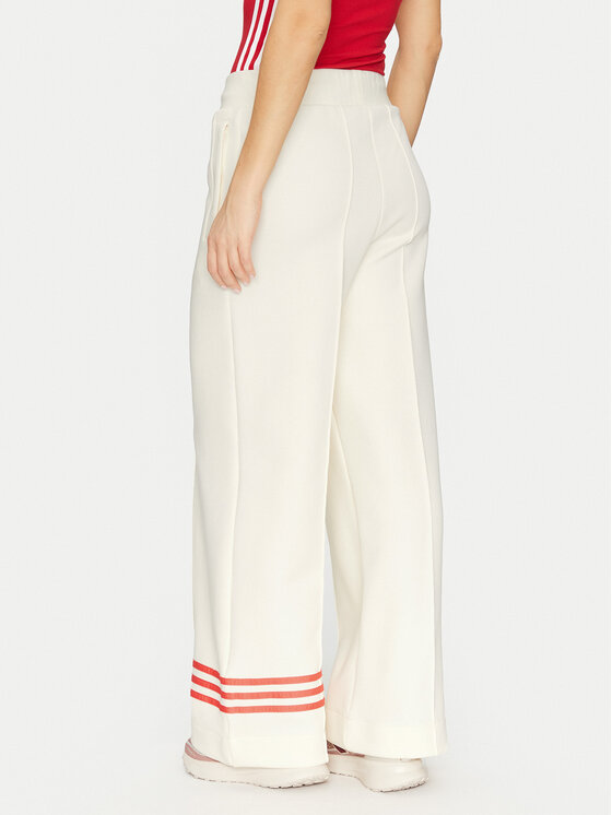 adidas adidas Spodnie dresowe adicolor Neuclassics JI8517 Écru Loose Fit
