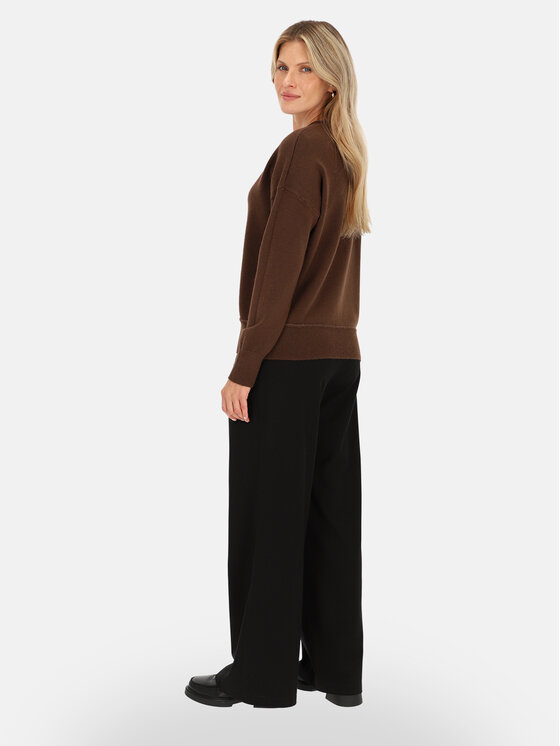 L’AF L’AF Sweter Aura Brązowy Regular Fit