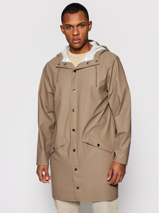 Rains Rains Яке за дъжд Unisex 1202 Кафяв Regular Fit