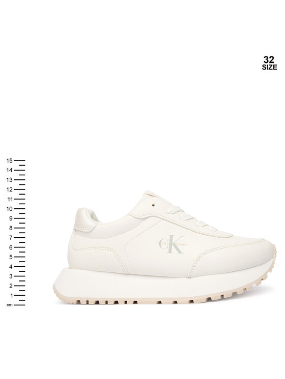 Calvin Klein Calvin Klein Сникърси V3A9-83110-1355530 S Бял