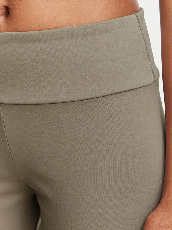 EA7 Emporio Armani EA7 Emporio Armani Legginsy 7W000460 AF12484 U6100 Beżowy Flare Fit