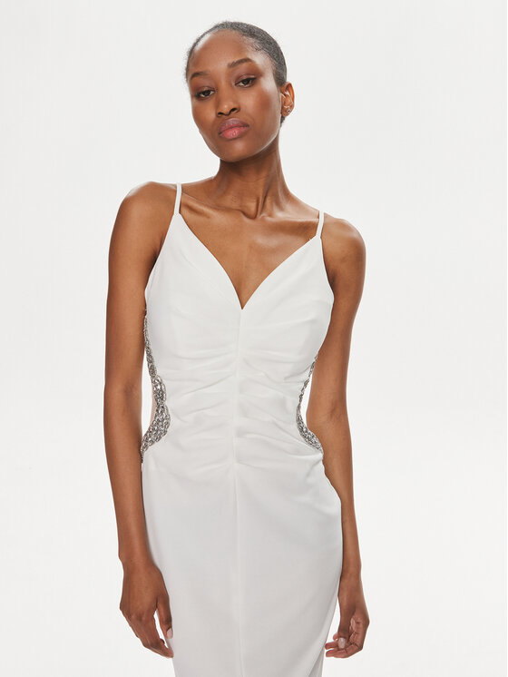 Rinascimento Rinascimento Abendkleid CFC0117706003 Weiß Regular Fit