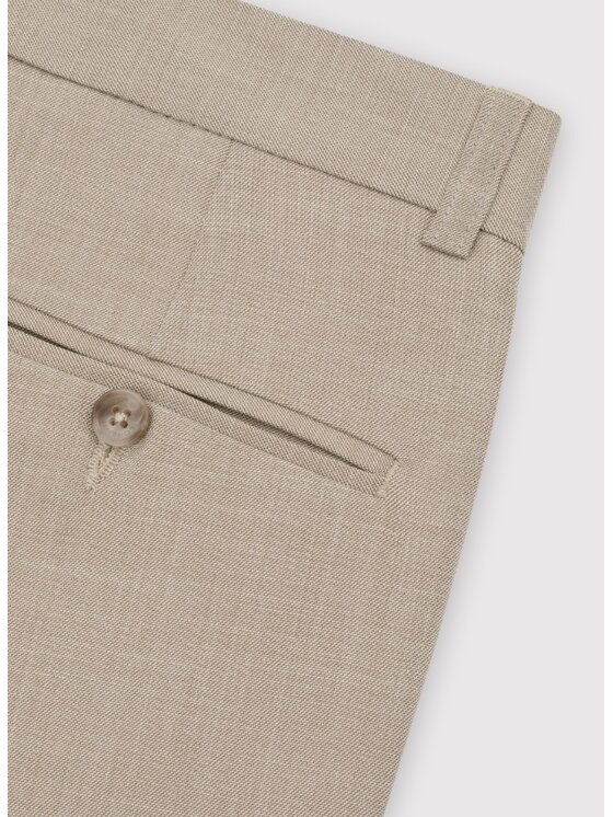 Pako Lorente Pako Lorente Spodnie garniturowe P25SF-6G-031 Beżowy Super Slim Fit