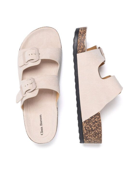 Clara Barson Clara Barson Ciabatte WYL1910-3 Beige