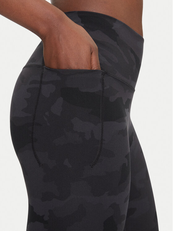 Under Armour Under Armour Colanți Meridian Printed 1383603 Negru Slim Fit