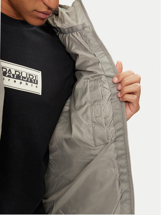 Napapijri Napapijri Зимно яке A-Suomi NP0A4GJE Сив Regular Fit