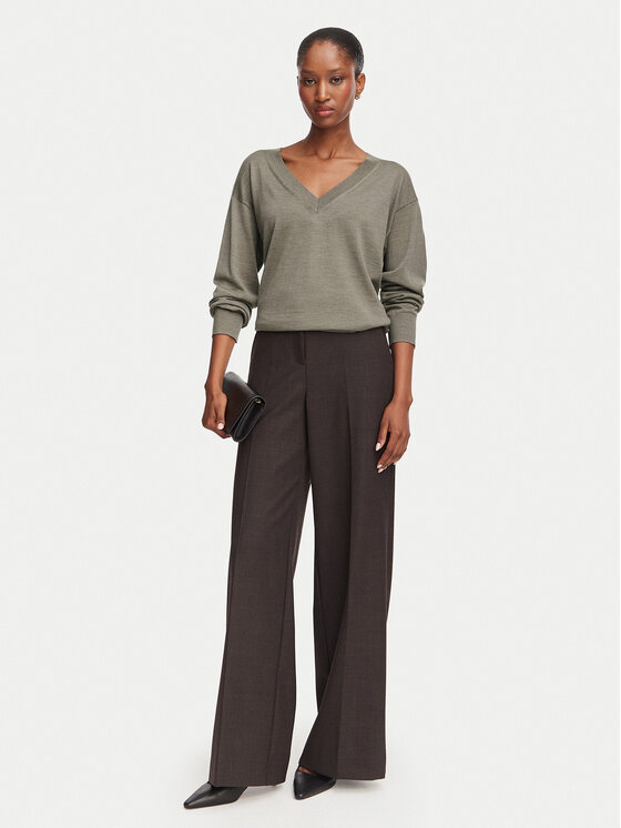 BOSS BOSS Sweter Freeslyn 50563400 Brązowy Regular Fit