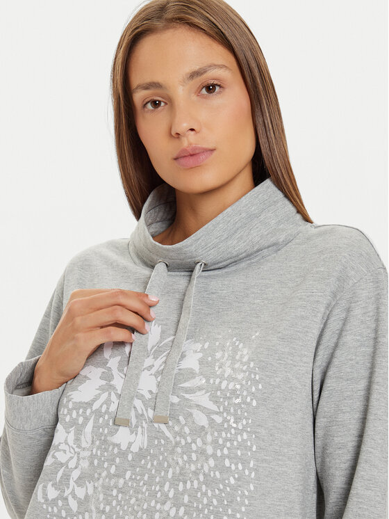 Olsen Olsen Суитшърт 11201599 Сив Regular Fit