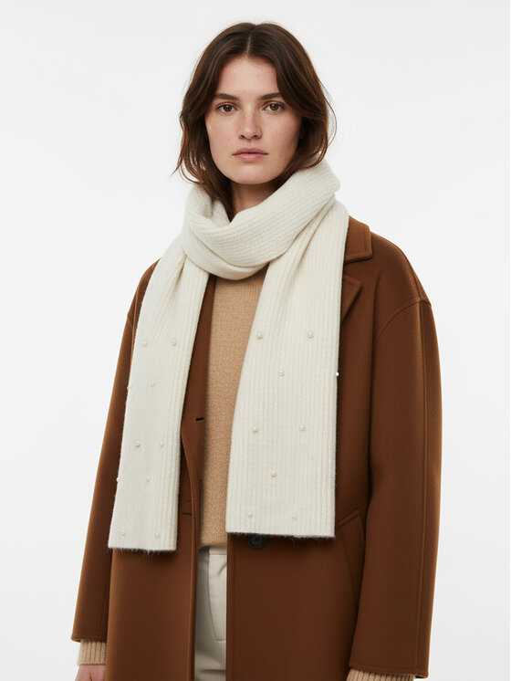 Nine West Nine West Шарф CEO-NW-W4-001-AW25 Білий
