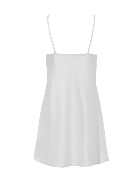 Love and Hate Love and Hate Sukienka letnia Jenny Beige Biały Ladies Fit