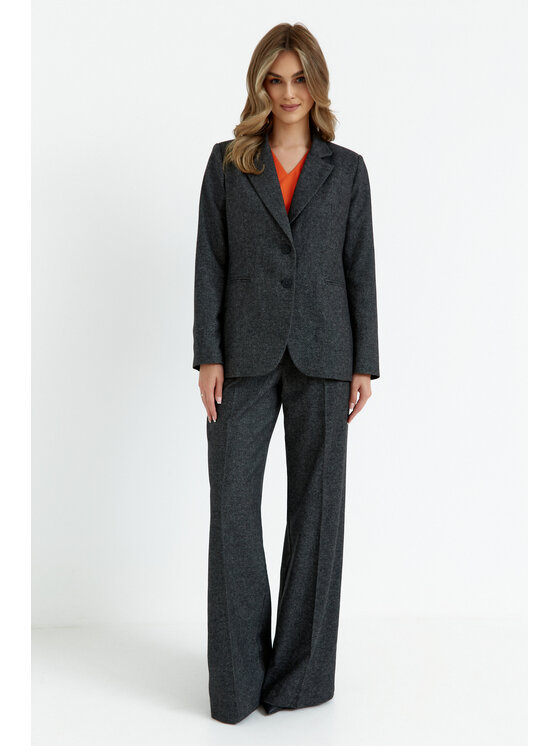 Stylove Stylove Marynarka S386 Szary Slim Fit