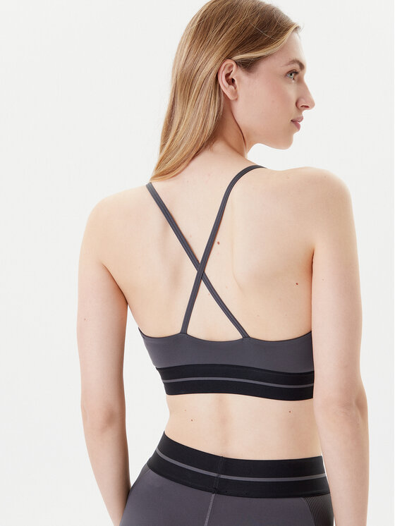 adidas adidas Sportinė liemenėlė Hyperglam JN2661 Pilka Slim Fit