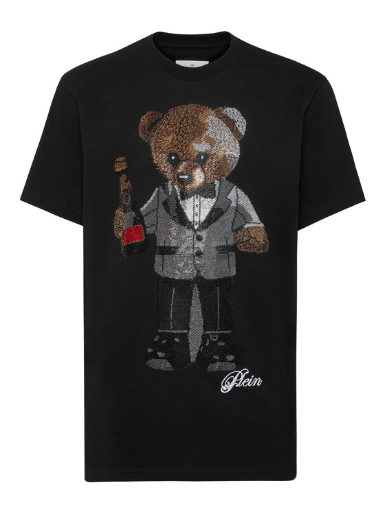 PHILIPP PLEIN PHILIPP PLEIN T-Shirt 27067 Czarny Regular Fit