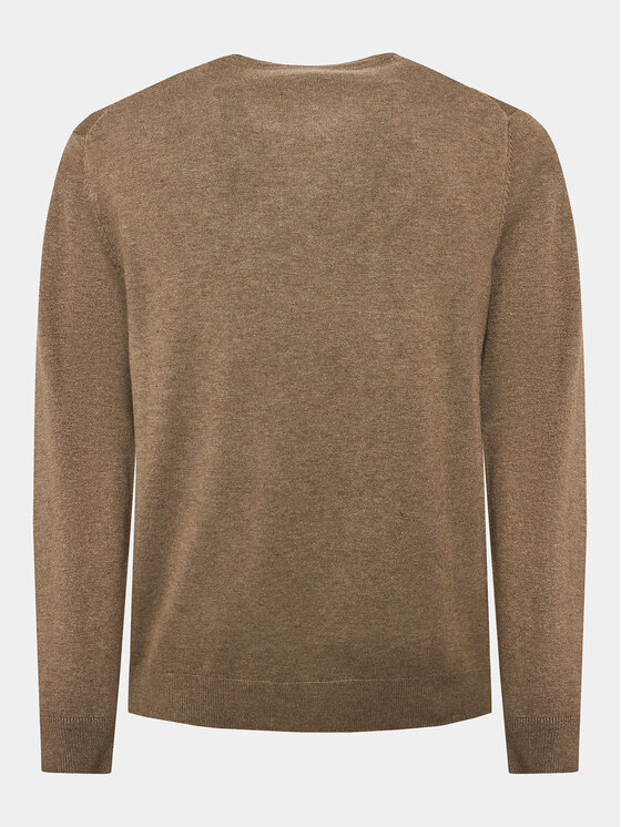 Lindbergh Lindbergh Sweter 30-80043 Brązowy Slim Fit