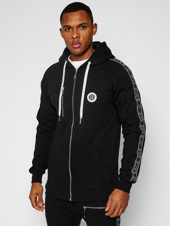 Tuta Harrier Zip 1 Nero Slim Fit